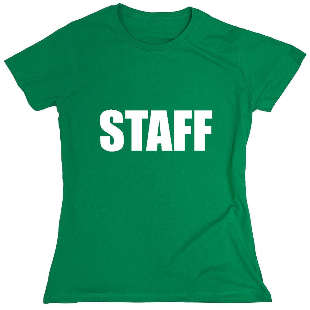 Funny T-Shirts design "Staff - Womens"