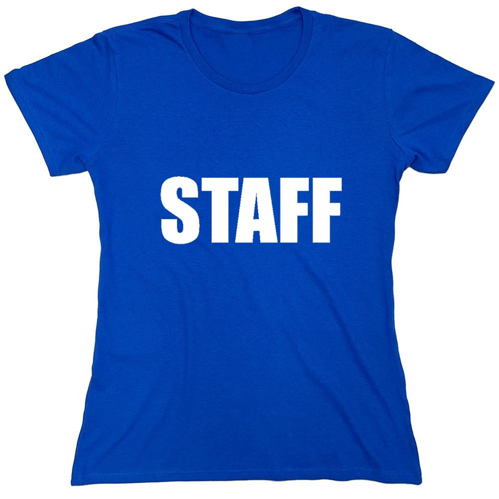 Funny T-Shirts design "Staff - Womens"