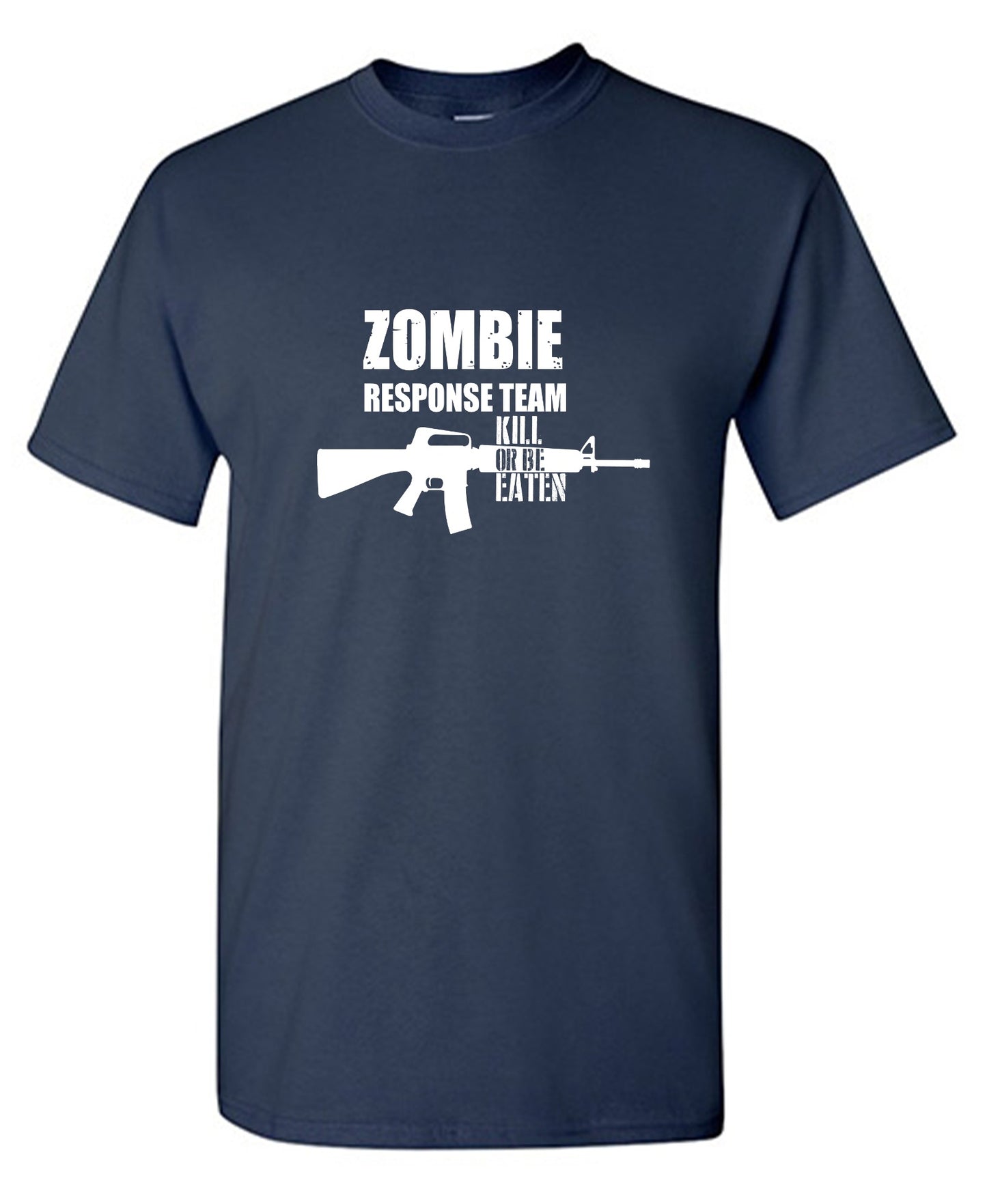 Funny T-Shirts design "Zombie Response Team Kill Or Be Eaten, New - Youth"