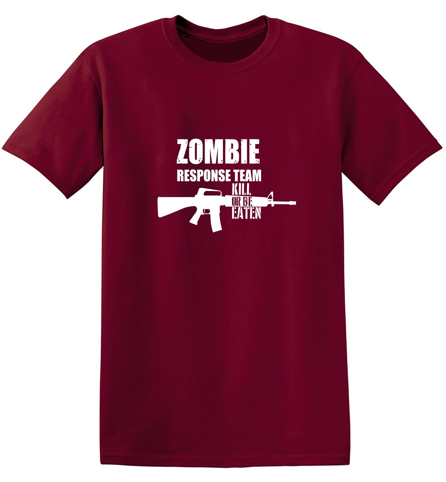 Funny T-Shirts design "Zombie Response Team Kill Or Be Eaten, New - Youth"
