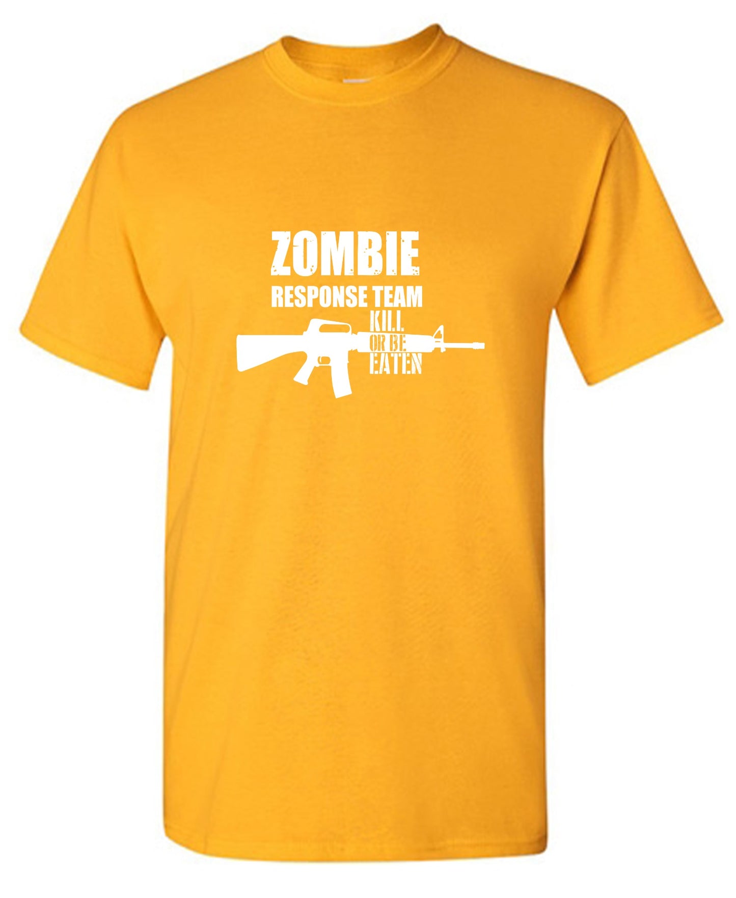 Funny T-Shirts design "Zombie Response Team Kill Or Be Eaten, New - Youth"