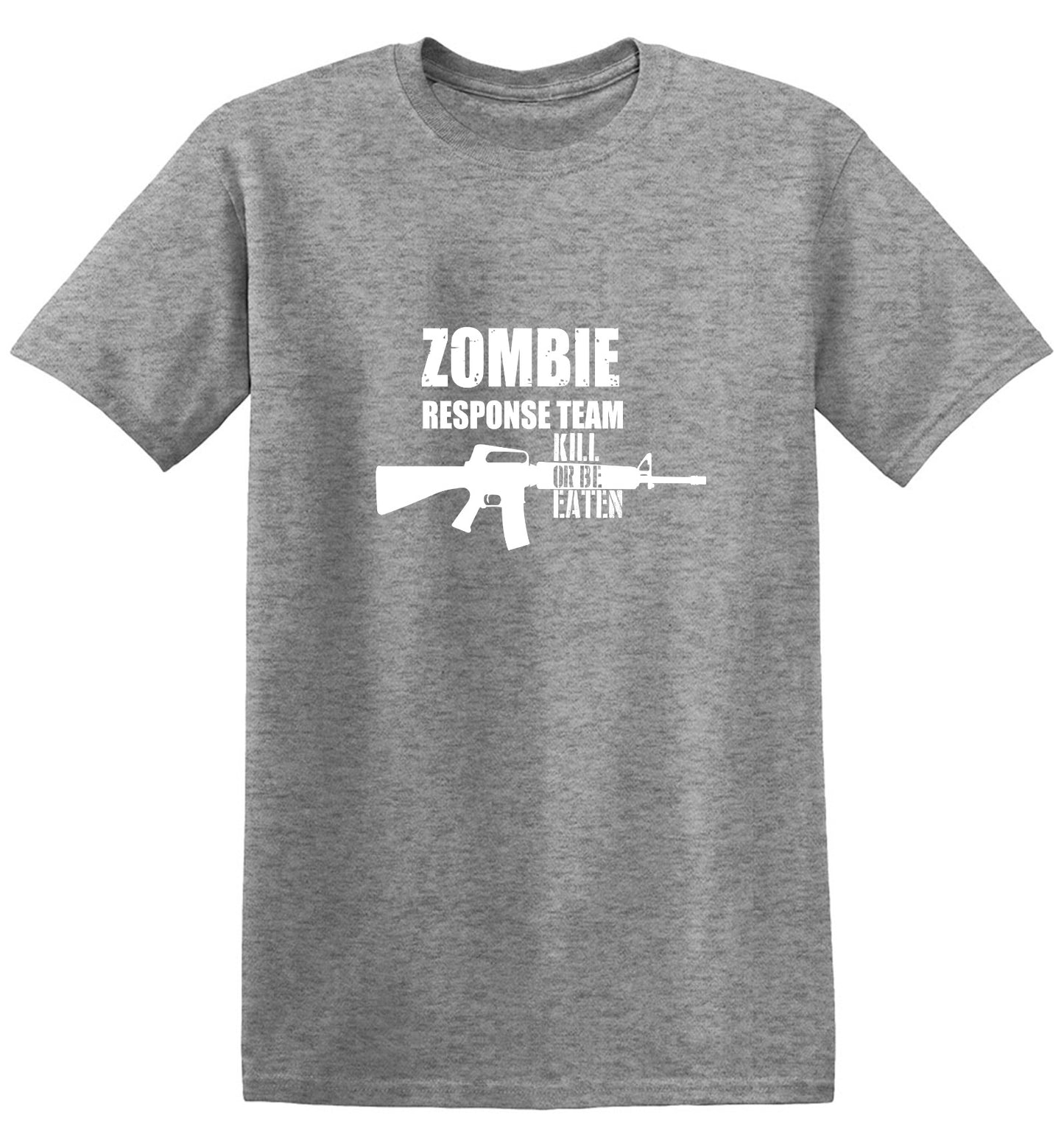 Funny T-Shirts design "Zombie Response Team Kill Or Be Eaten, New - Youth"