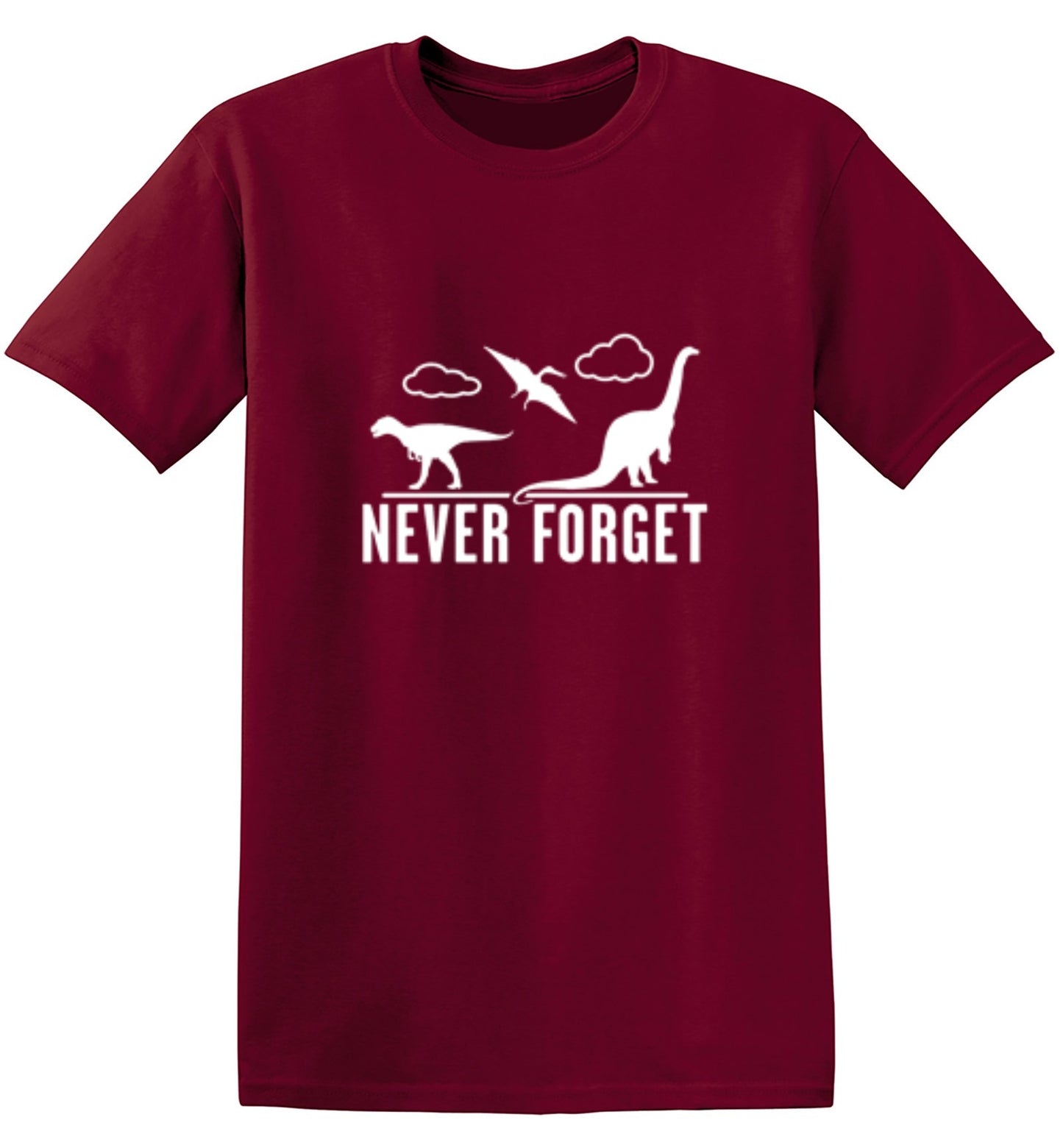 Funny T-Shirts design "Never Forget - Dinosaurs - Youth"