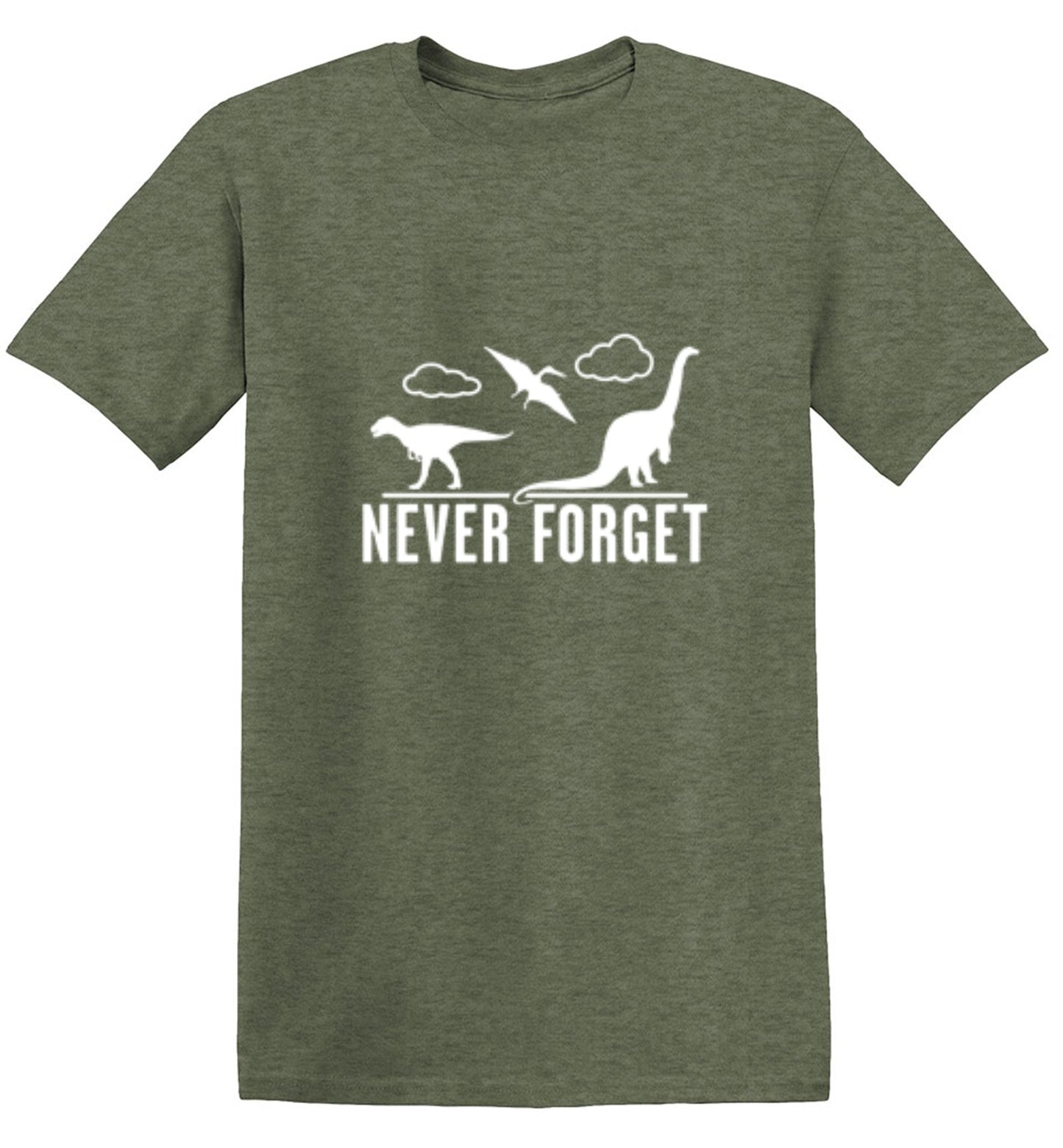 Funny T-Shirts design "Never Forget - Dinosaurs - Youth"