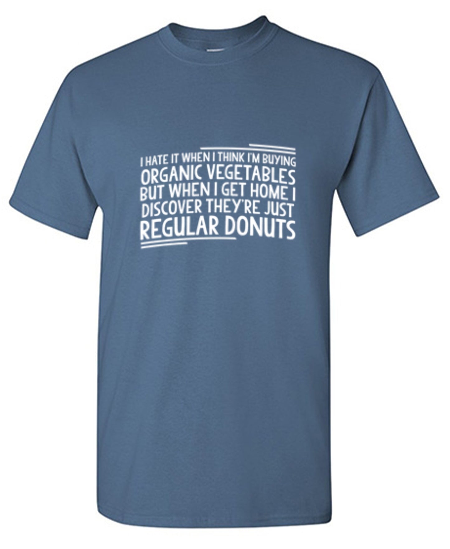 Funny T-Shirts design "I Hate It When I Think Buying Organic Vegetables - Tall Tee"