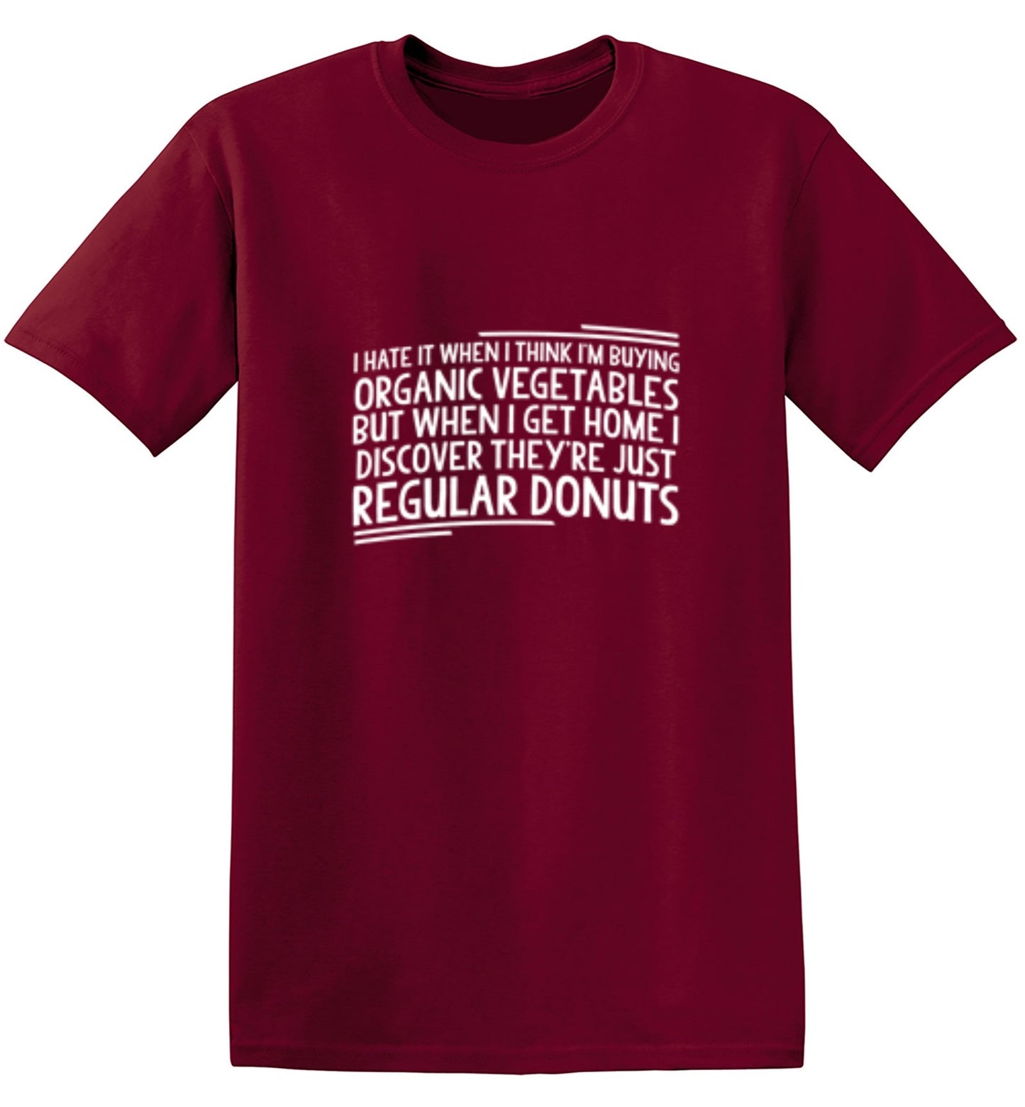Funny T-Shirts design "I Hate It When I Think Buying Organic Vegetables - Tall Tee"