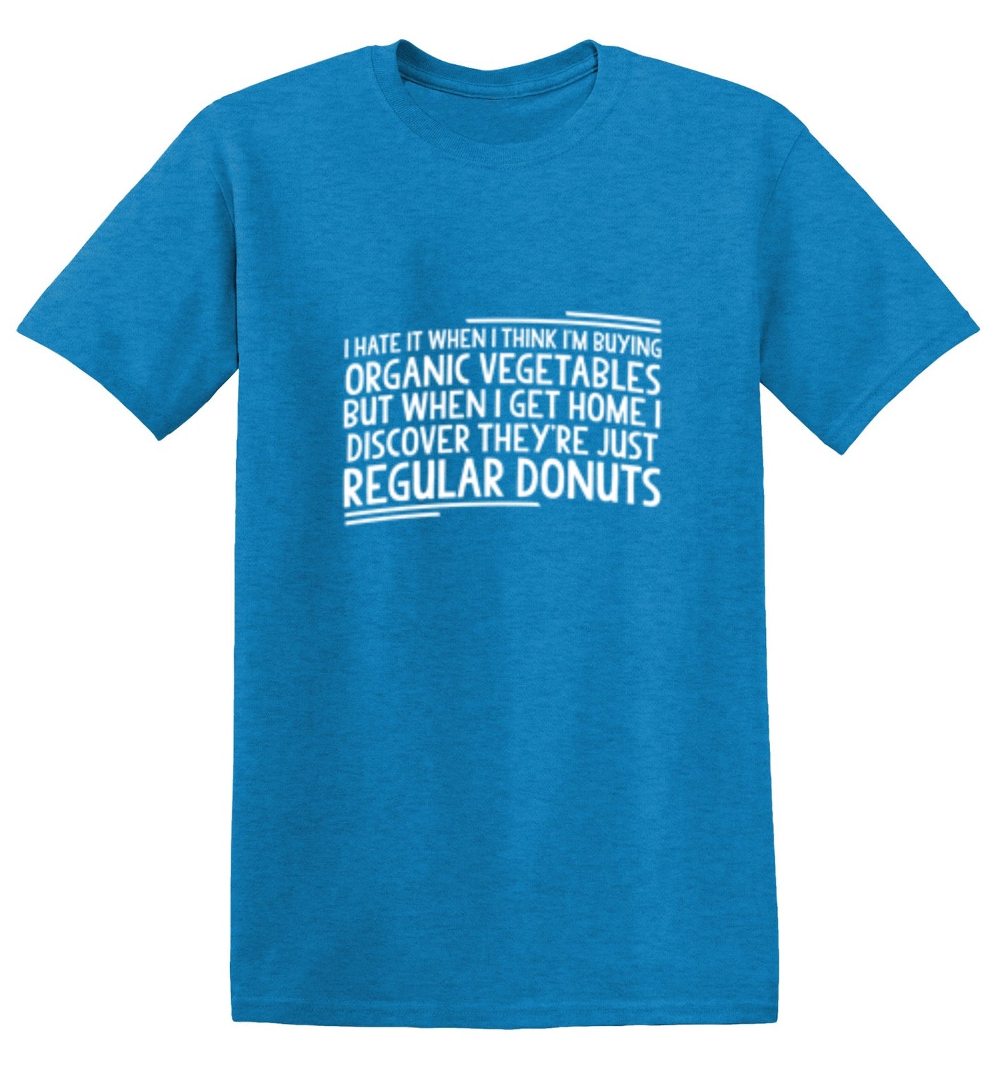 Funny T-Shirts design "I Hate It When I Think Buying Organic Vegetables"