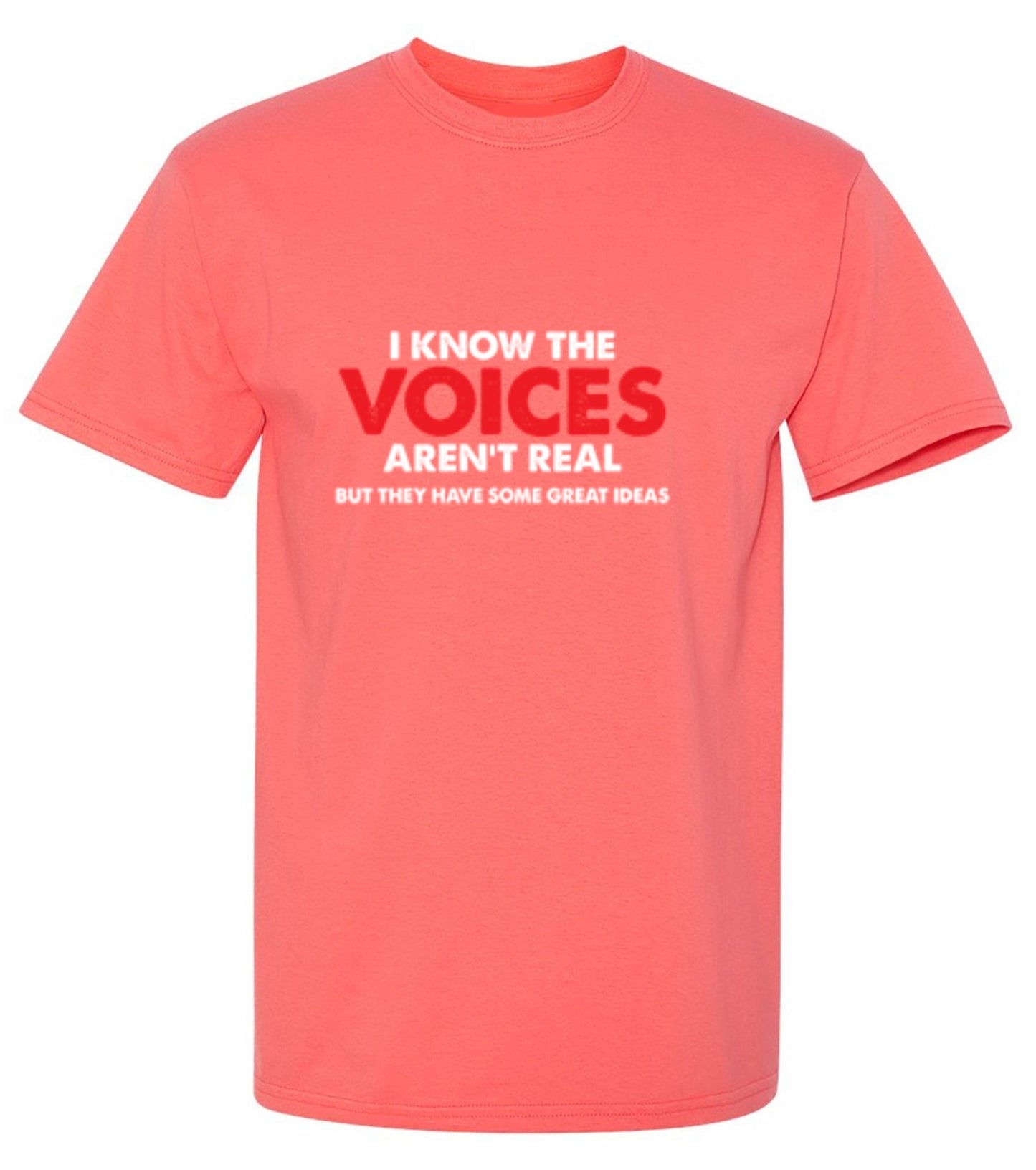 Funny T-Shirts design "The Voices In My Head Have Great Ideas"