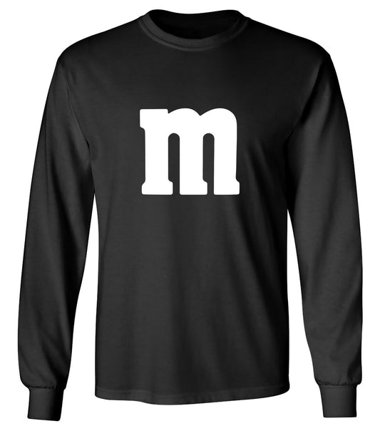 Funny T-Shirts design "M Halloween T-Shirt - Long Sleeve"