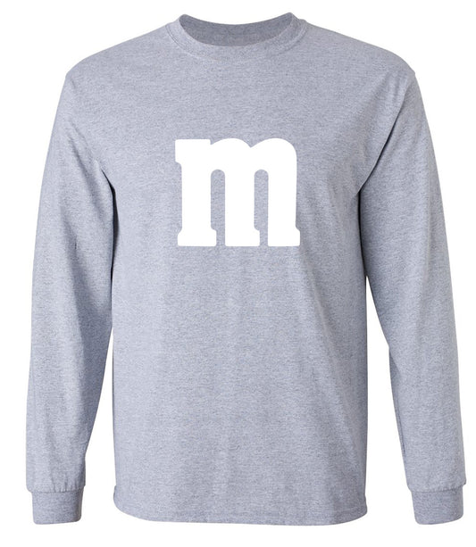 Funny T-Shirts design "M Halloween T-Shirt - Long Sleeve"