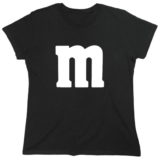 Funny T-Shirts design "M Halloween T-Shirt - Womens"