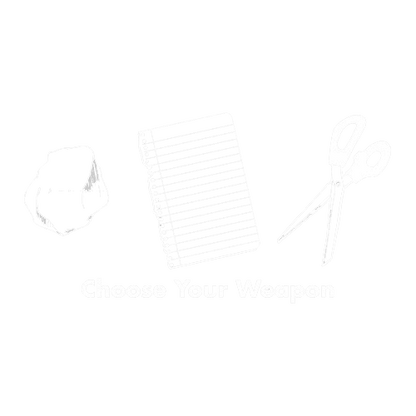Funny T-Shirts design "Choose Your Weapon Rock Paper Scissors"