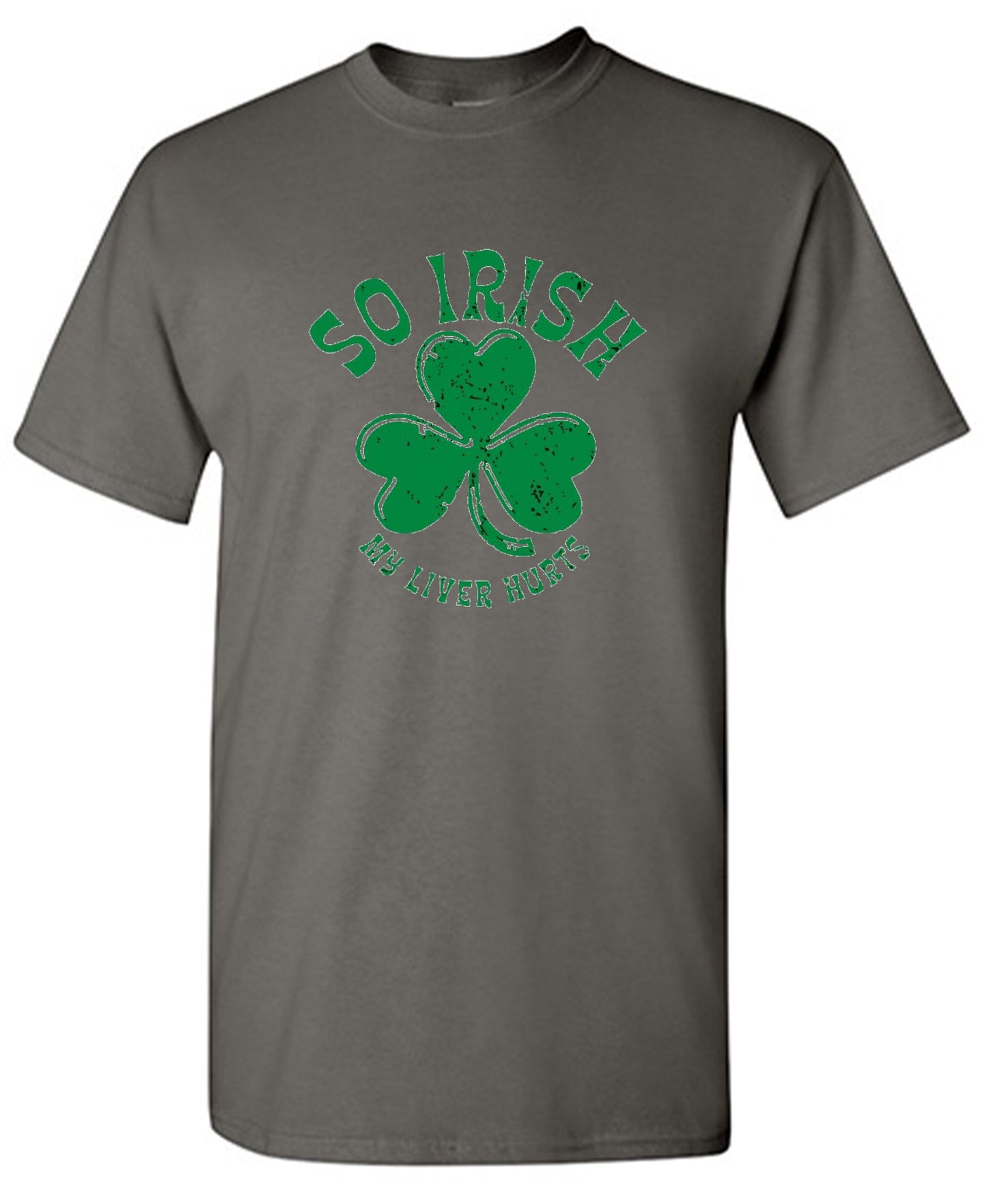 Funny T-Shirts design "So Irish My Liver Hurts T-Shirts - Tall Tee"