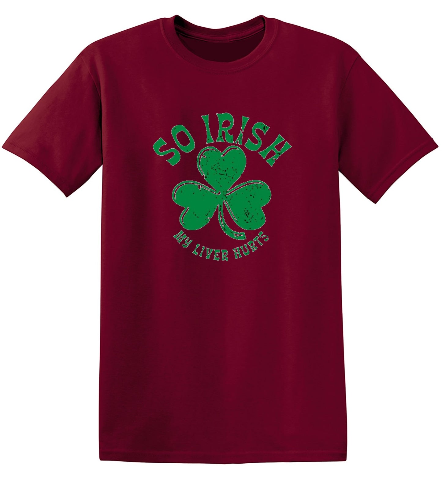 Funny T-Shirts design "So Irish My Liver Hurts T-Shirts - Tall Tee"