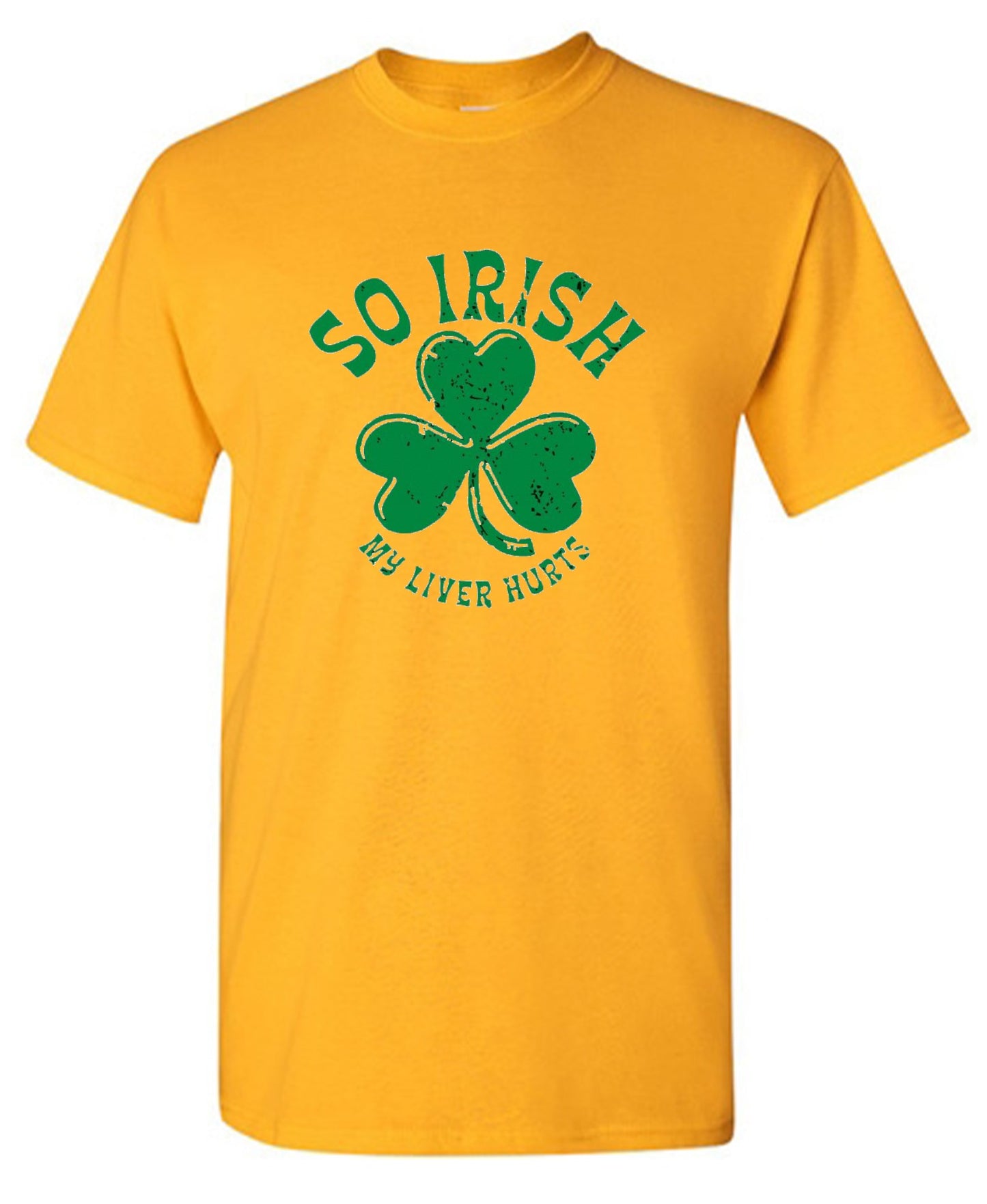 Funny T-Shirts design "So Irish My Liver Hurts T-Shirts - Tall Tee"