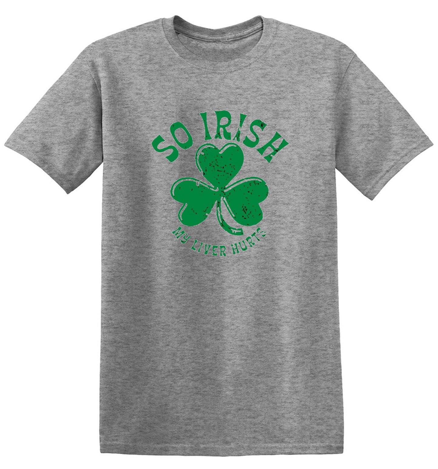 Funny T-Shirts design "So Irish My Liver Hurts T-Shirts - Tall Tee"