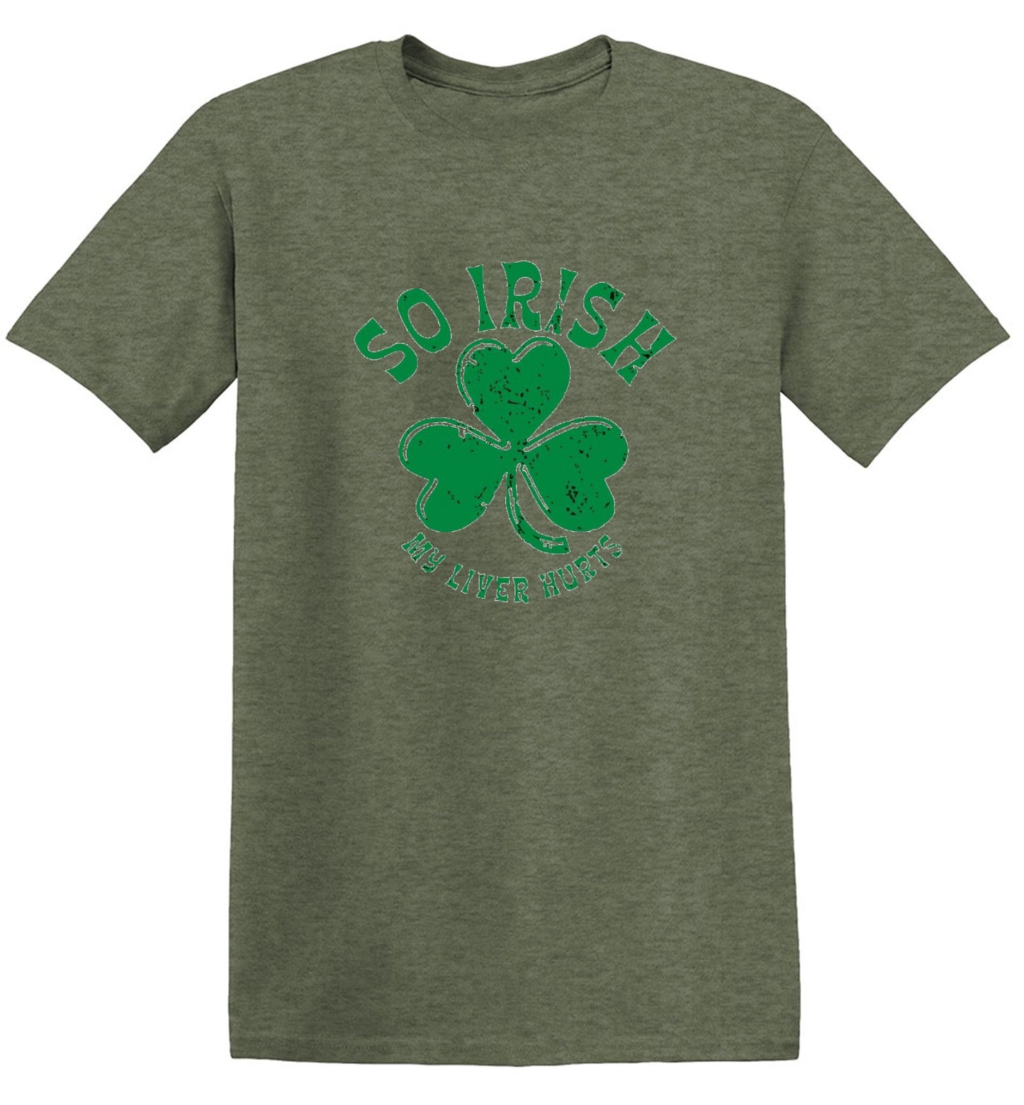Funny T-Shirts design "So Irish My Liver Hurts T-Shirts - Tall Tee"