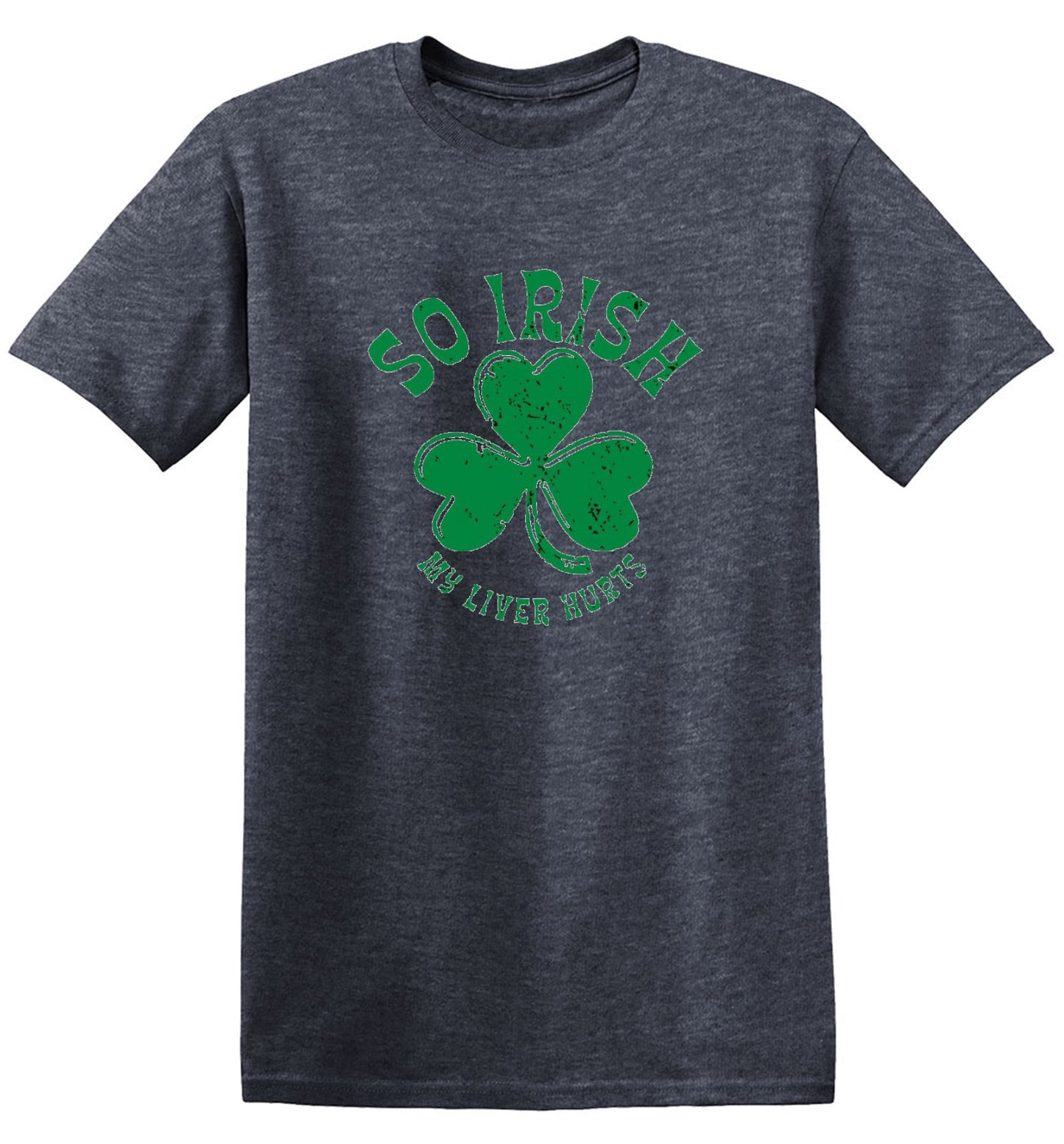 Funny T-Shirts design "So Irish My Liver Hurts T-Shirts - Tall Tee"