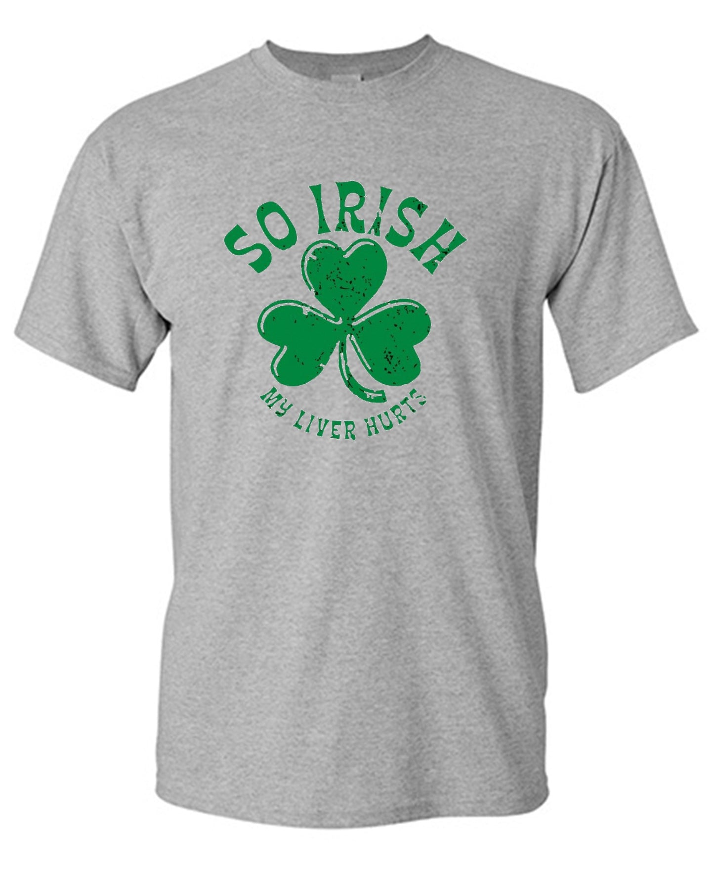 Funny T-Shirts design "So Irish My Liver Hurts T-Shirts - Tall Tee"