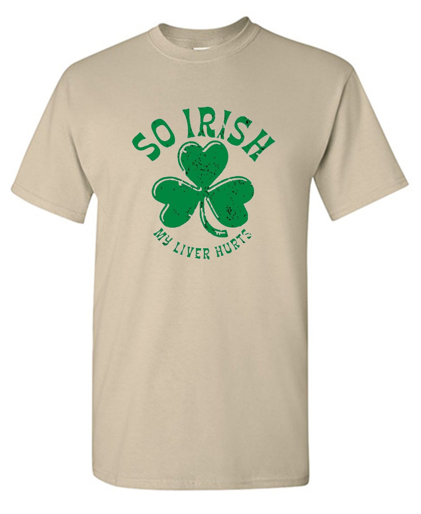 Funny T-Shirts design "So Irish My Liver Hurts T-Shirts - Tall Tee"