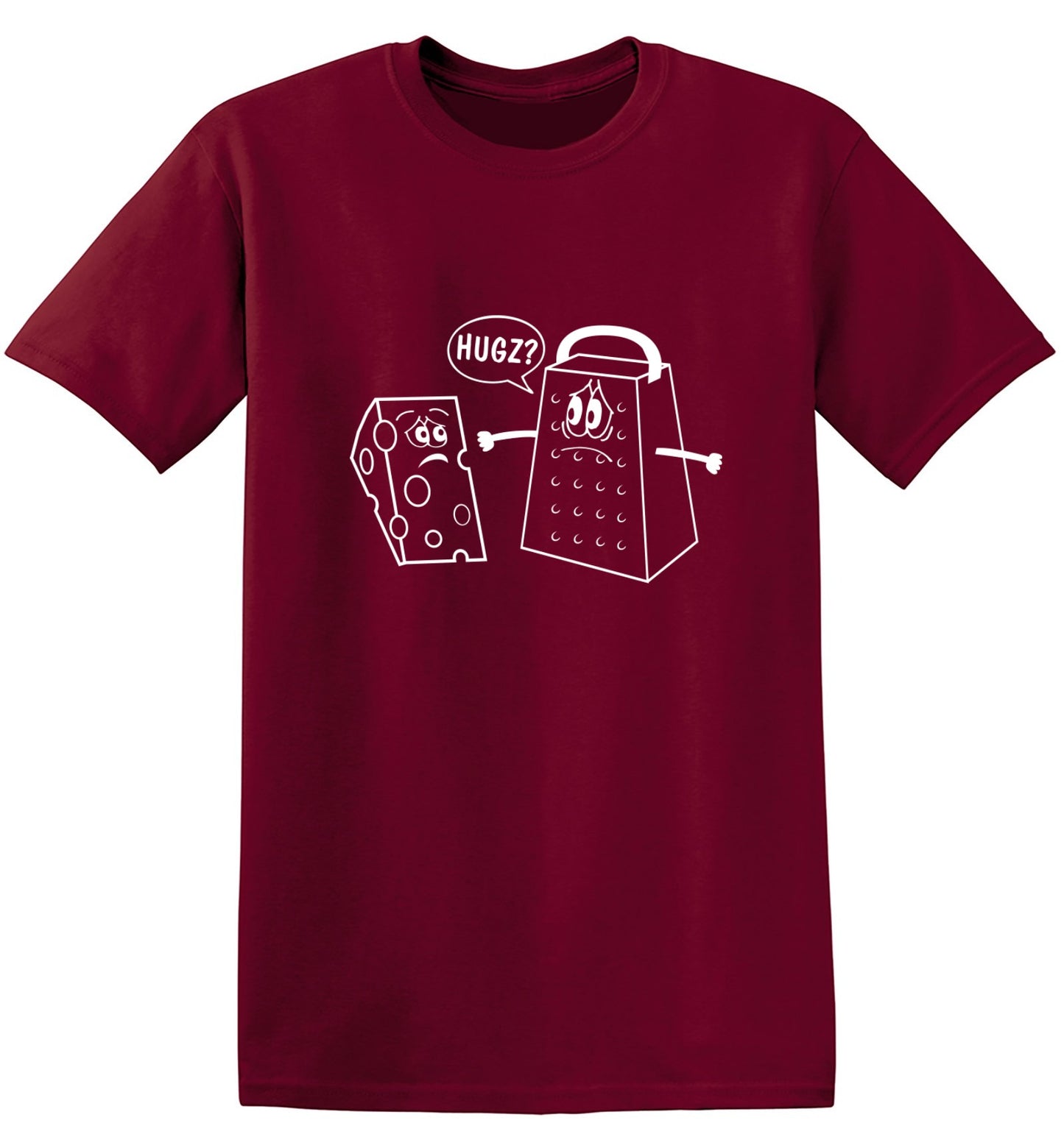 Funny T-Shirts design "CHEESE HUGS - Youth"