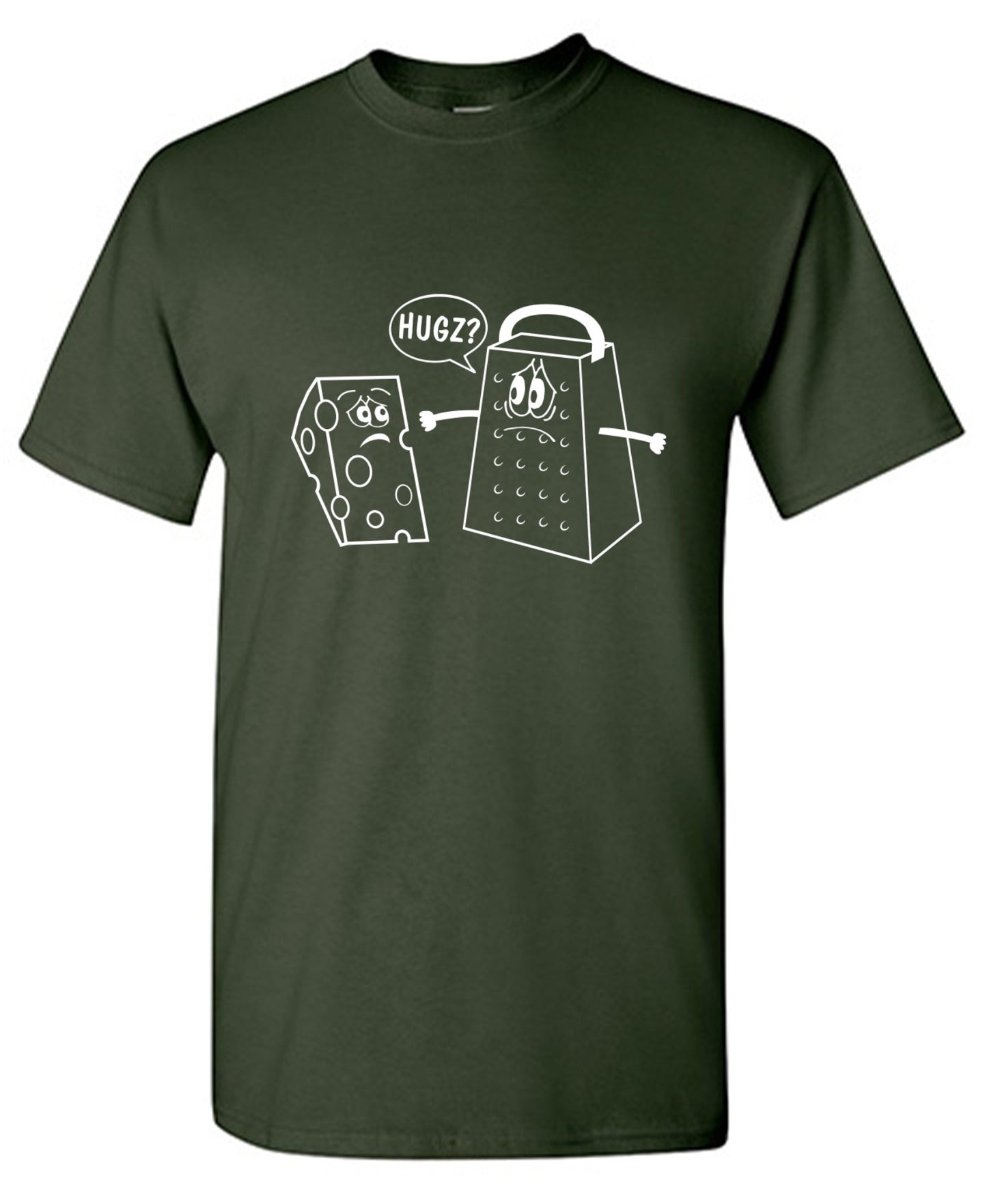Funny T-Shirts design "CHEESE HUGS - Youth"