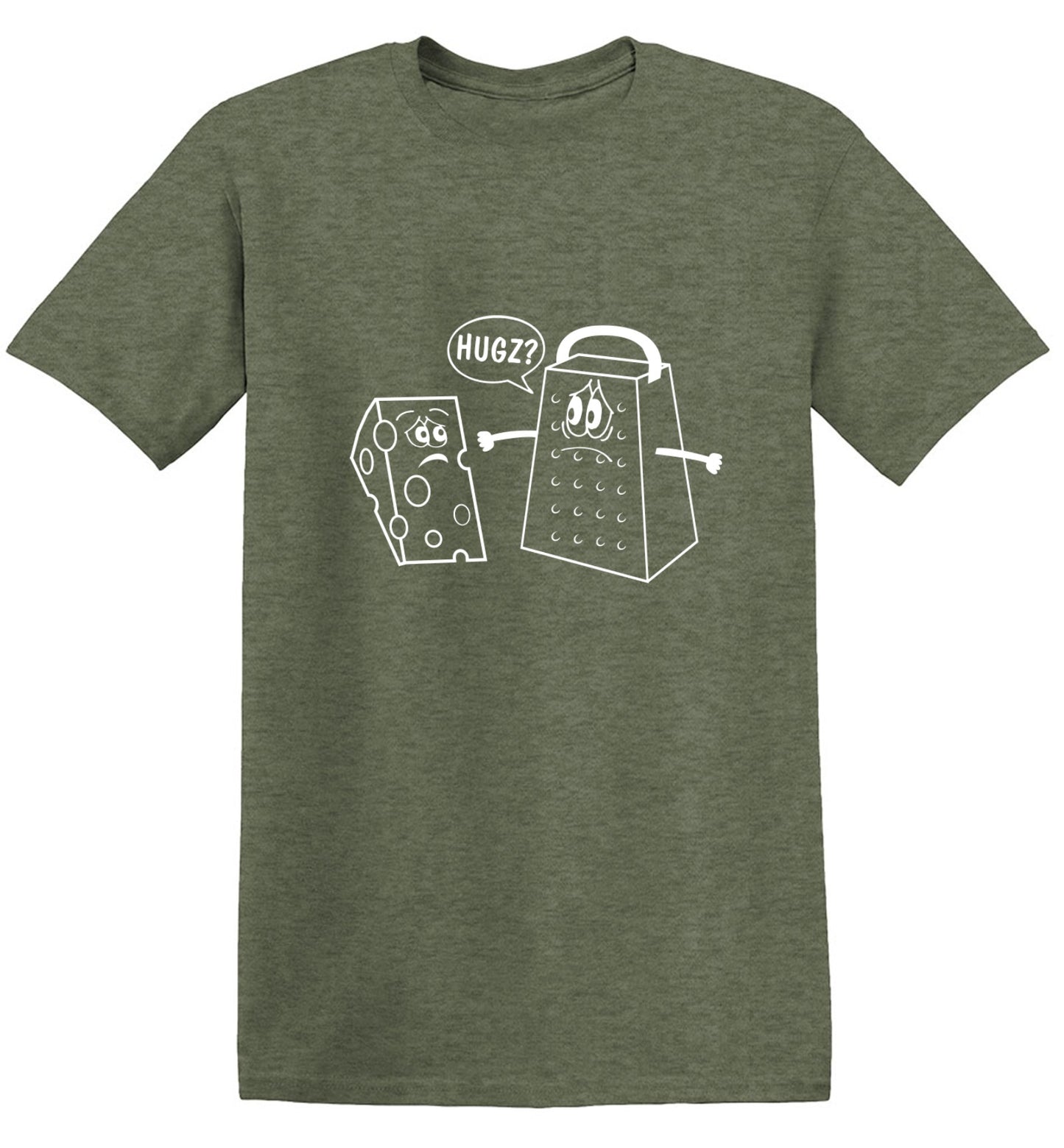 Funny T-Shirts design "CHEESE HUGS - Youth"