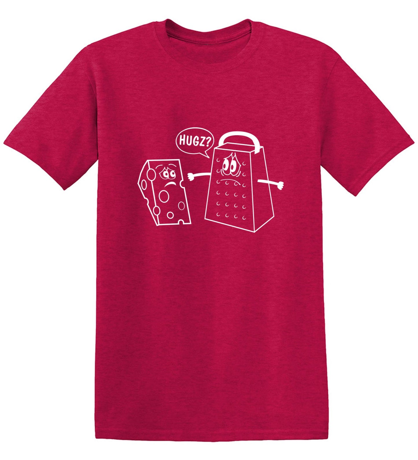 Funny T-Shirts design "CHEESE HUGS - Youth"