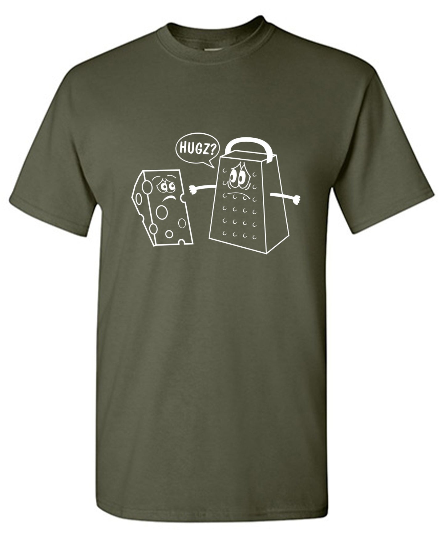 Funny T-Shirts design "CHEESE HUGS - Youth"