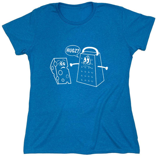 Funny T-Shirts design "CHEESE HUGS - Womens"