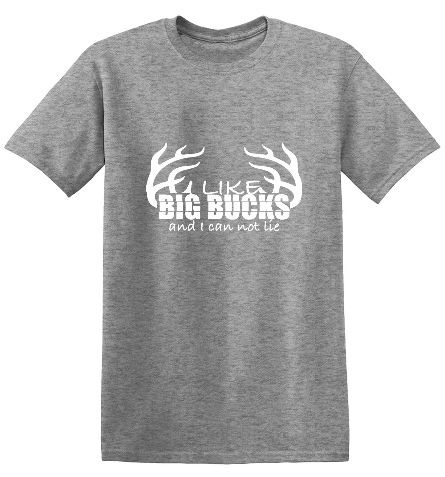 Funny T-Shirts design "I like Big Bucks Shirt - Tall Tee"