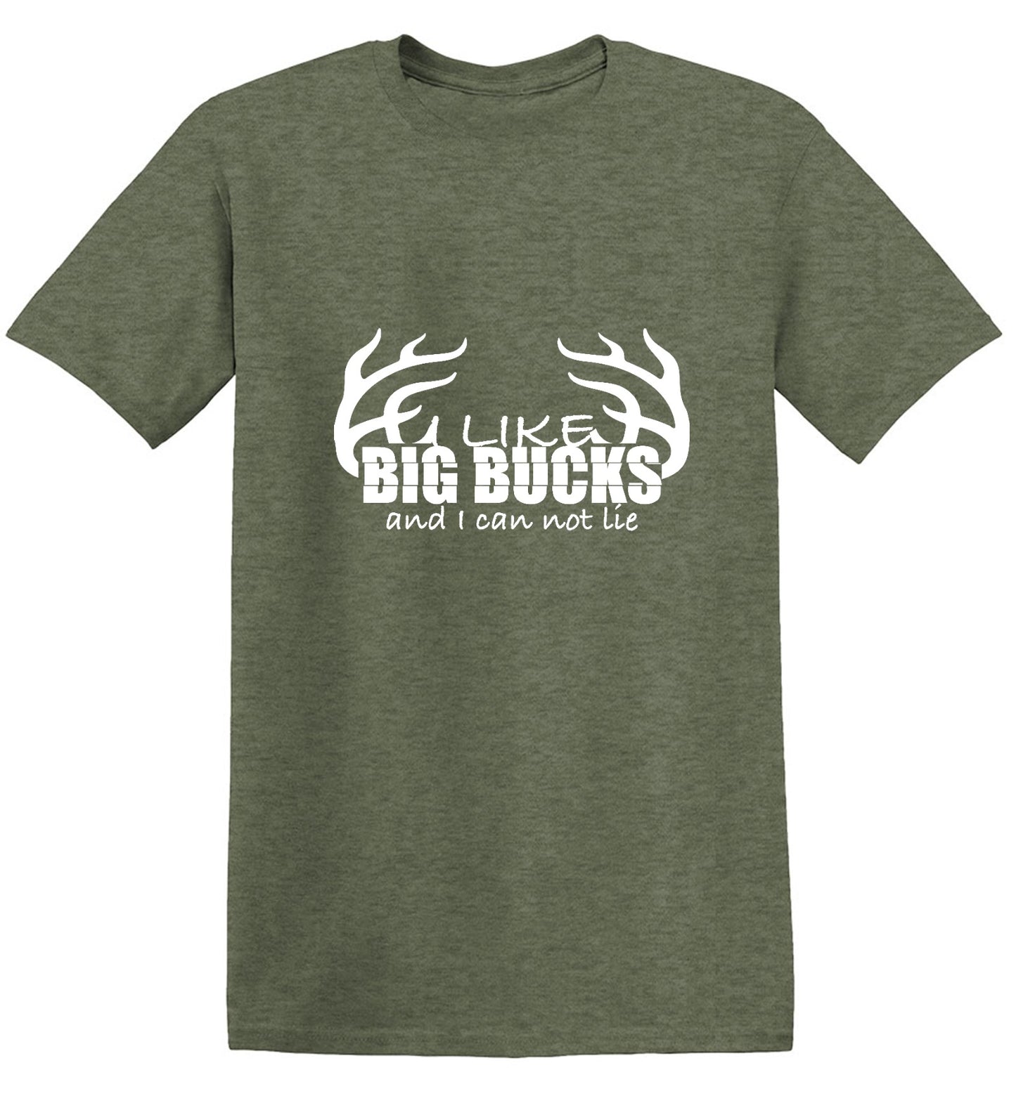 Funny T-Shirts design "I like Big Bucks Shirt - Tall Tee"