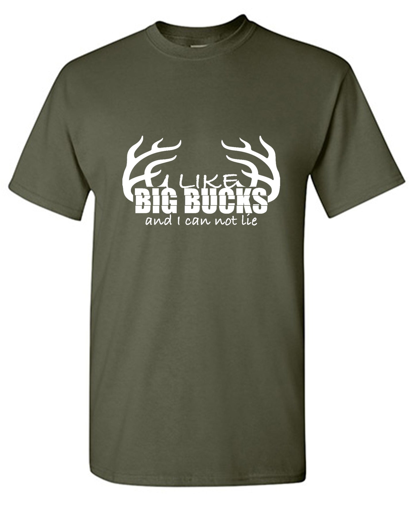 Funny T-Shirts design "I like Big Bucks Shirt - Tall Tee"