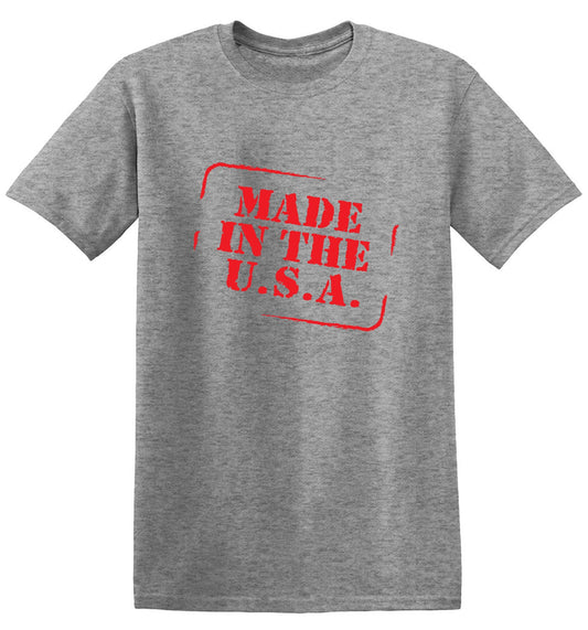 Funny T-Shirts design "Made in the USA - 4th of July Shirt"