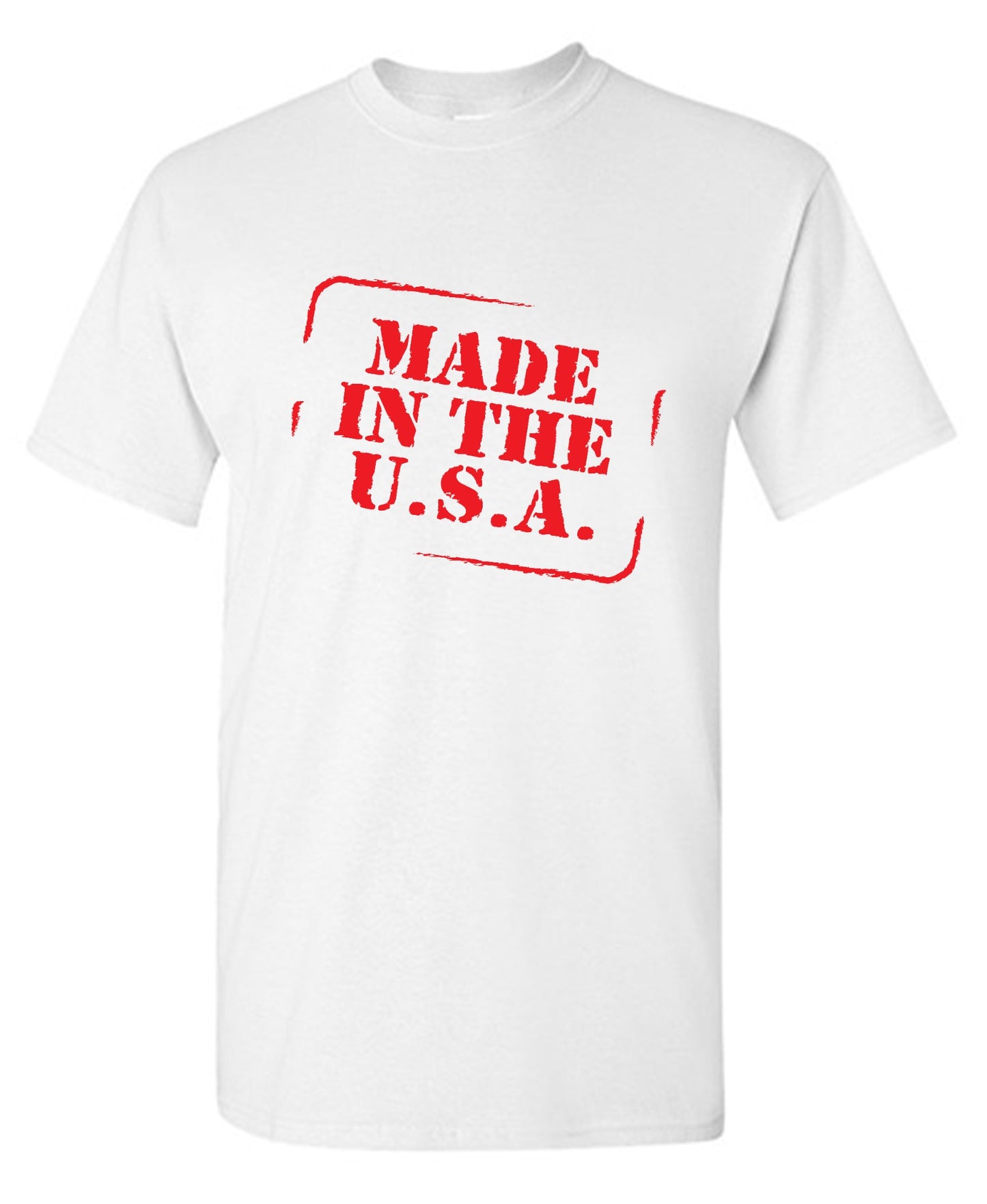 Funny T-Shirts design "Made in the USA - 4th of July Shirt"