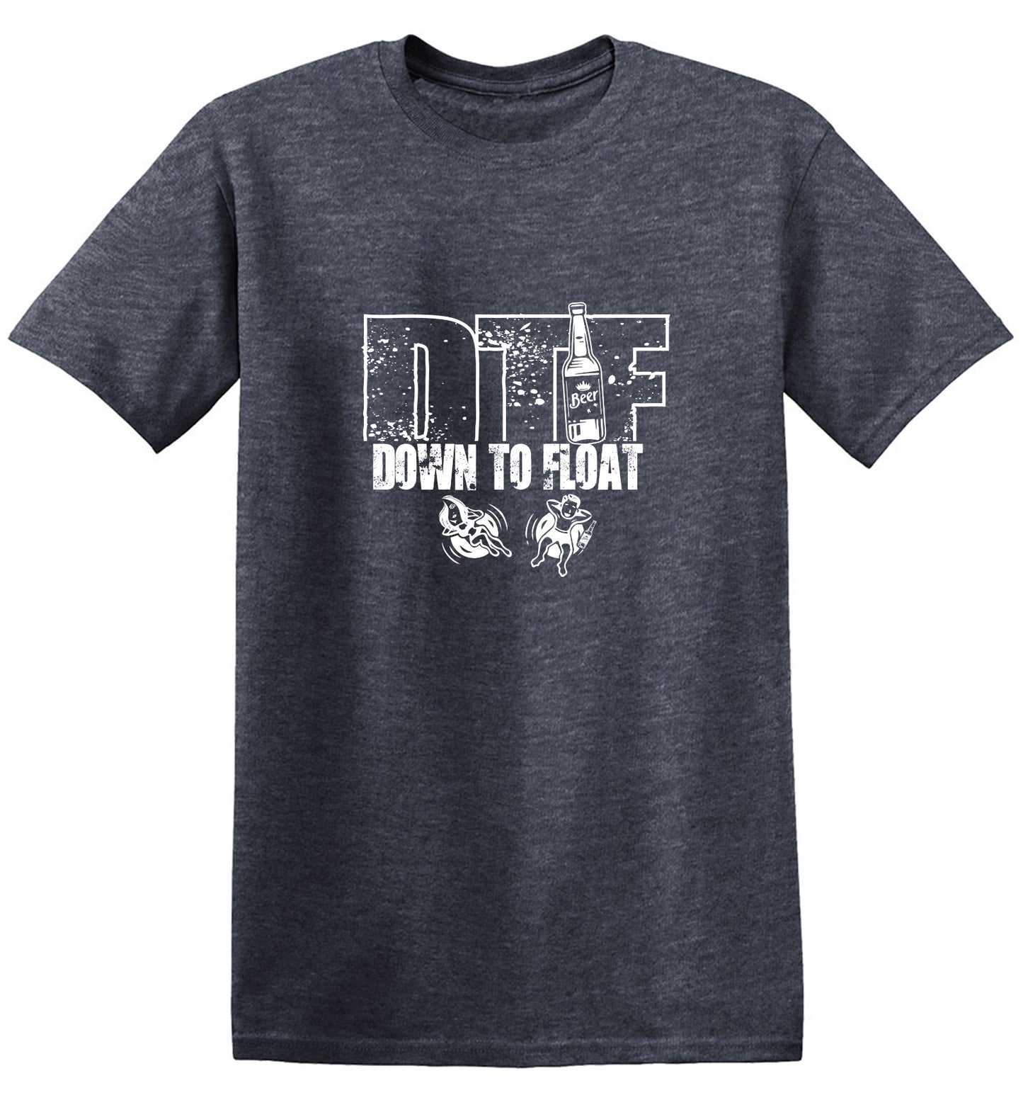 Funny T-Shirts design "Down To Float"