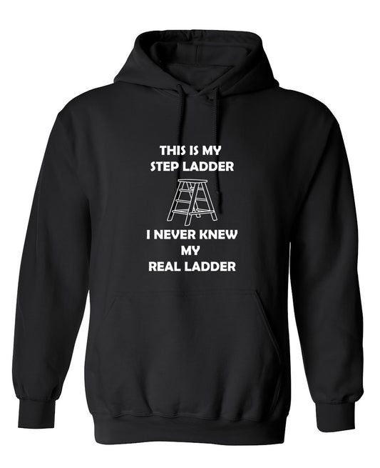Funny T-Shirts design "This Is My Step Ladder - Hoodie"