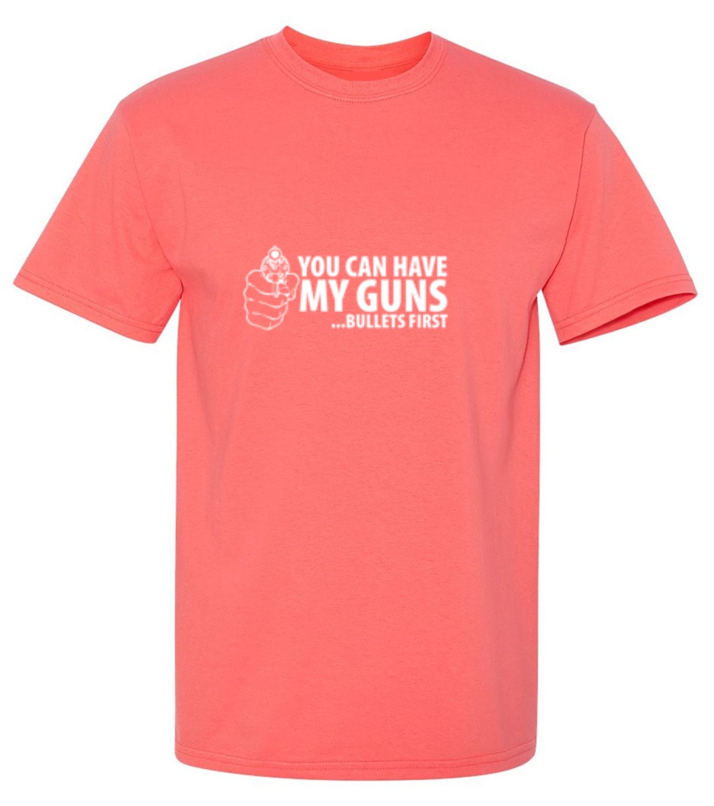 Funny T-Shirts design "You Can Have My Guns Bullets First - Youth"
