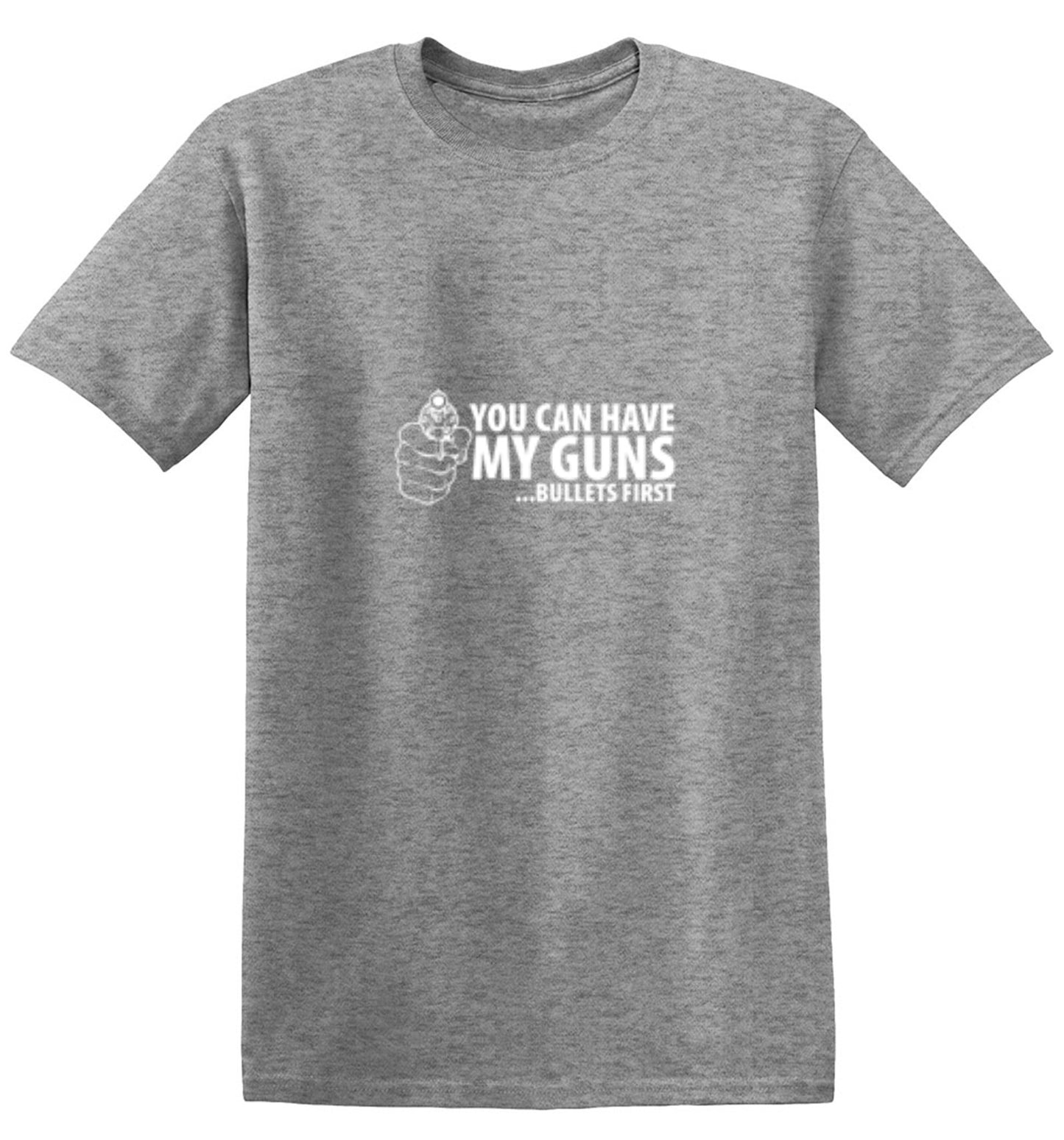 Funny T-Shirts design "You Can Have My Guns Bullets First - Youth"