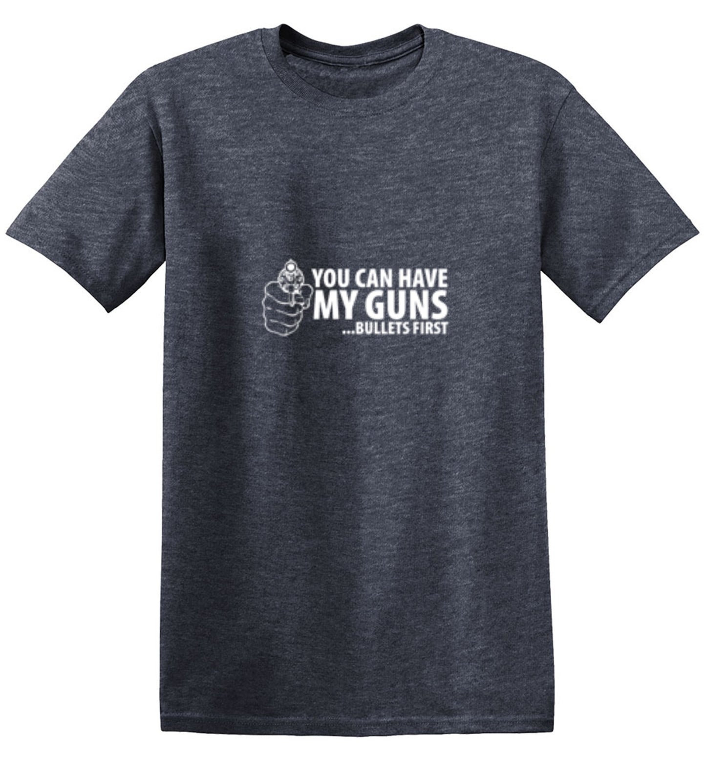 Funny T-Shirts design "You Can Have My Guns Bullets First - Youth"