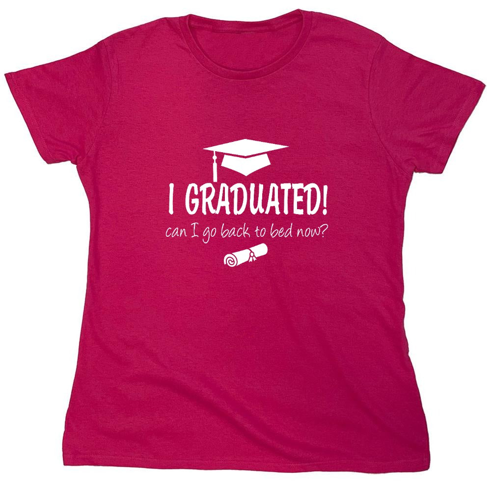Funny T-Shirts design "GRAD BED - Womens"
