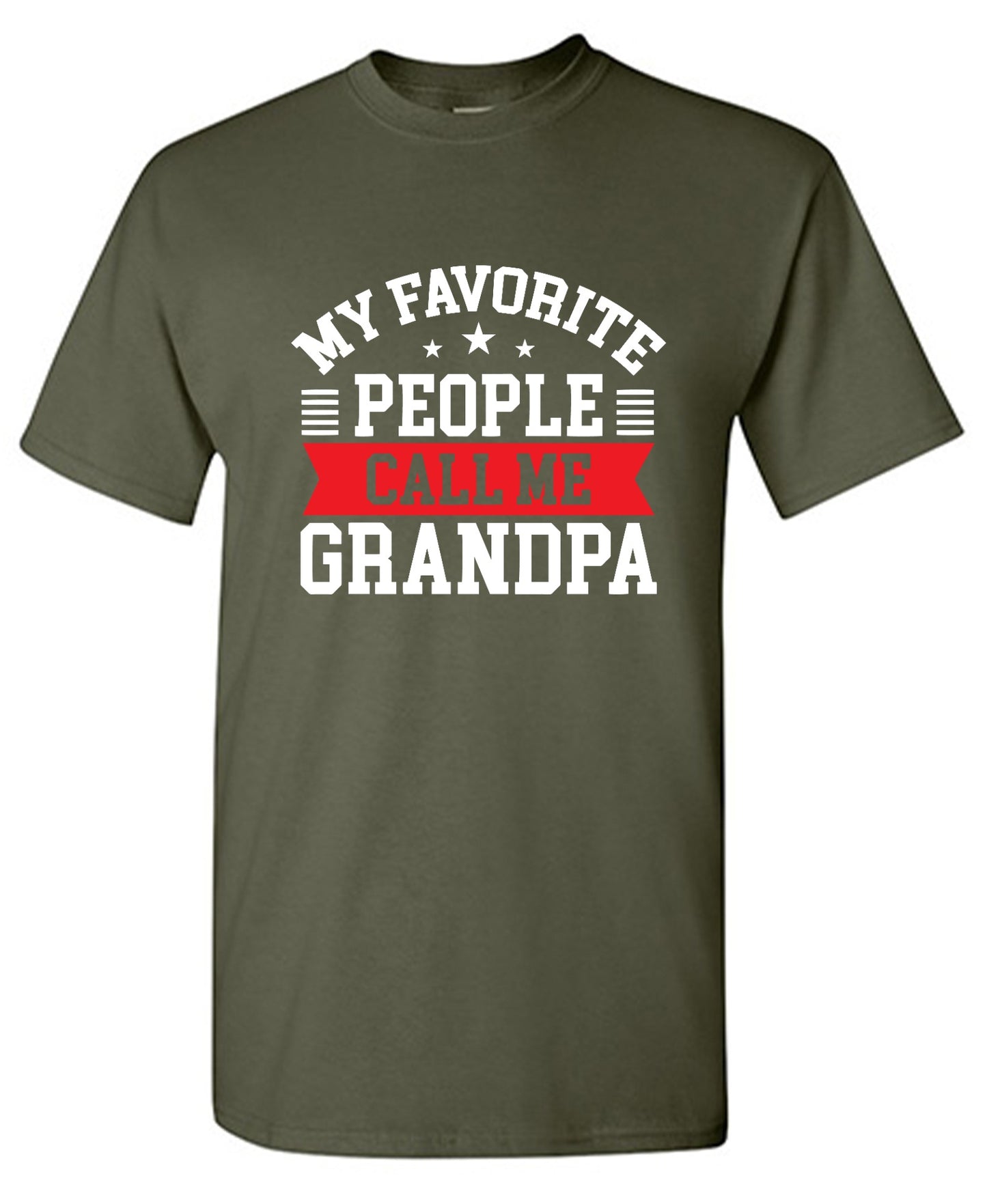 Funny T-Shirts design "My Favorite People Call Me Grandpa, New"