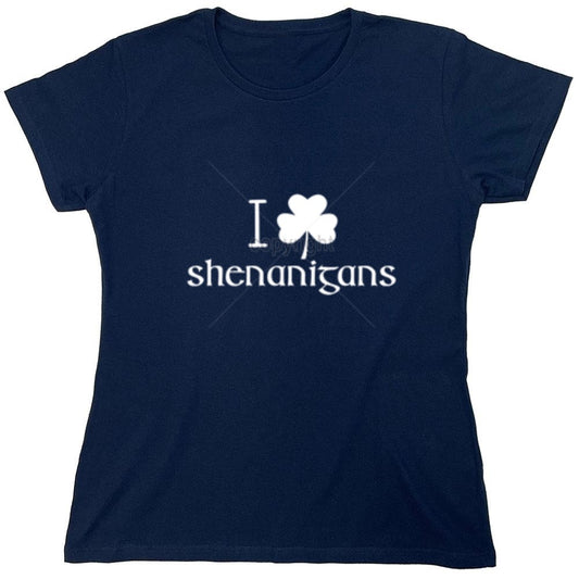 Funny T-Shirts design "SHENANIGANS - Womens"