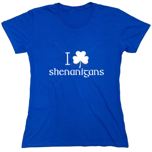 Funny T-Shirts design "SHENANIGANS - Womens"