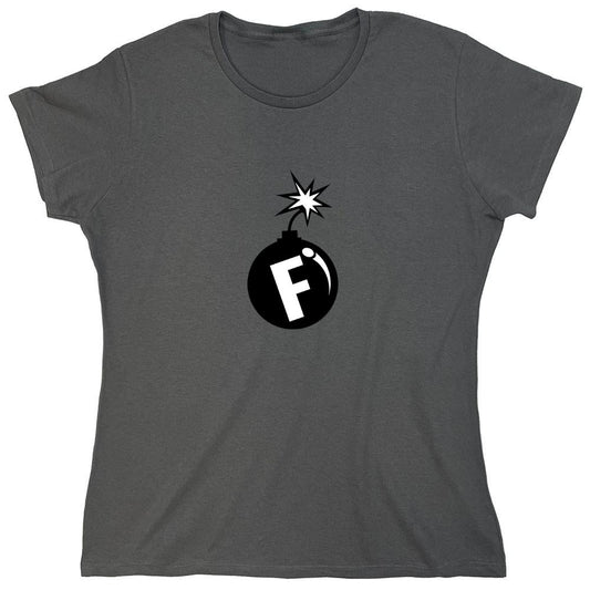 Funny T-Shirts design "F Bomb - Womens"