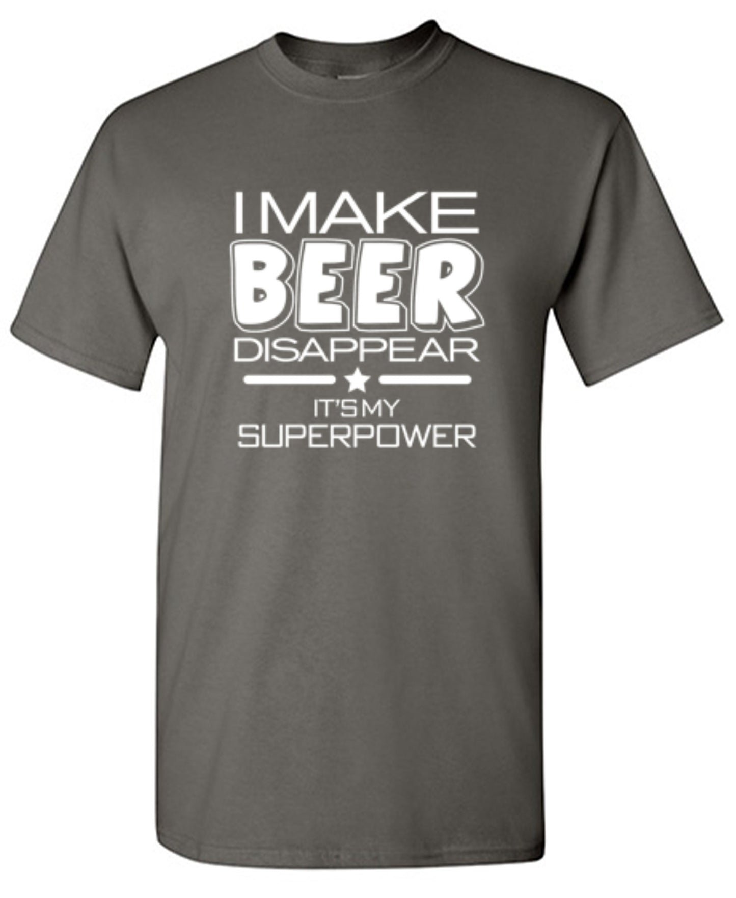 Funny T-Shirts design "I Make Beer Disappear What's Your Super Power T-Shirt - Youth"
