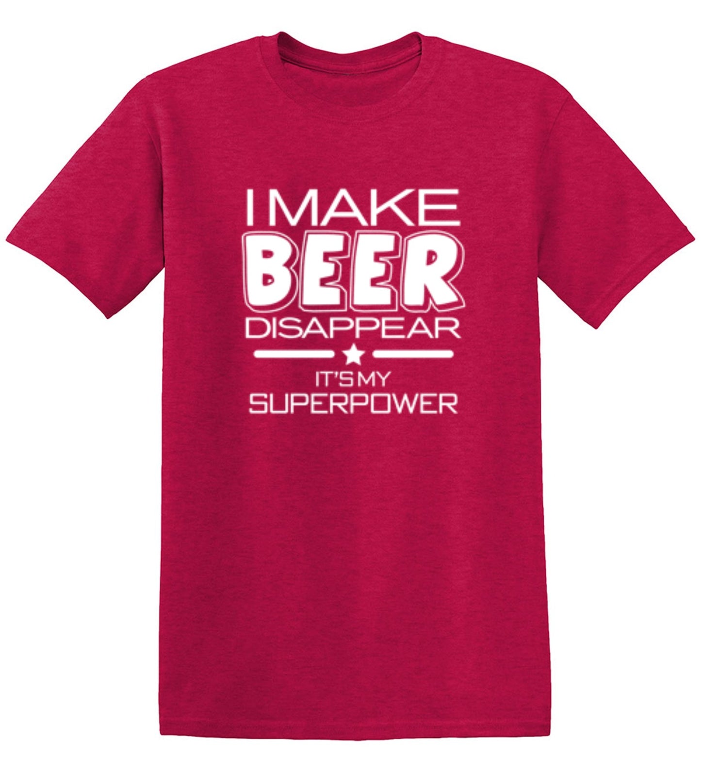 Funny T-Shirts design "I Make Beer Disappear What's Your Super Power T-Shirt - Youth"