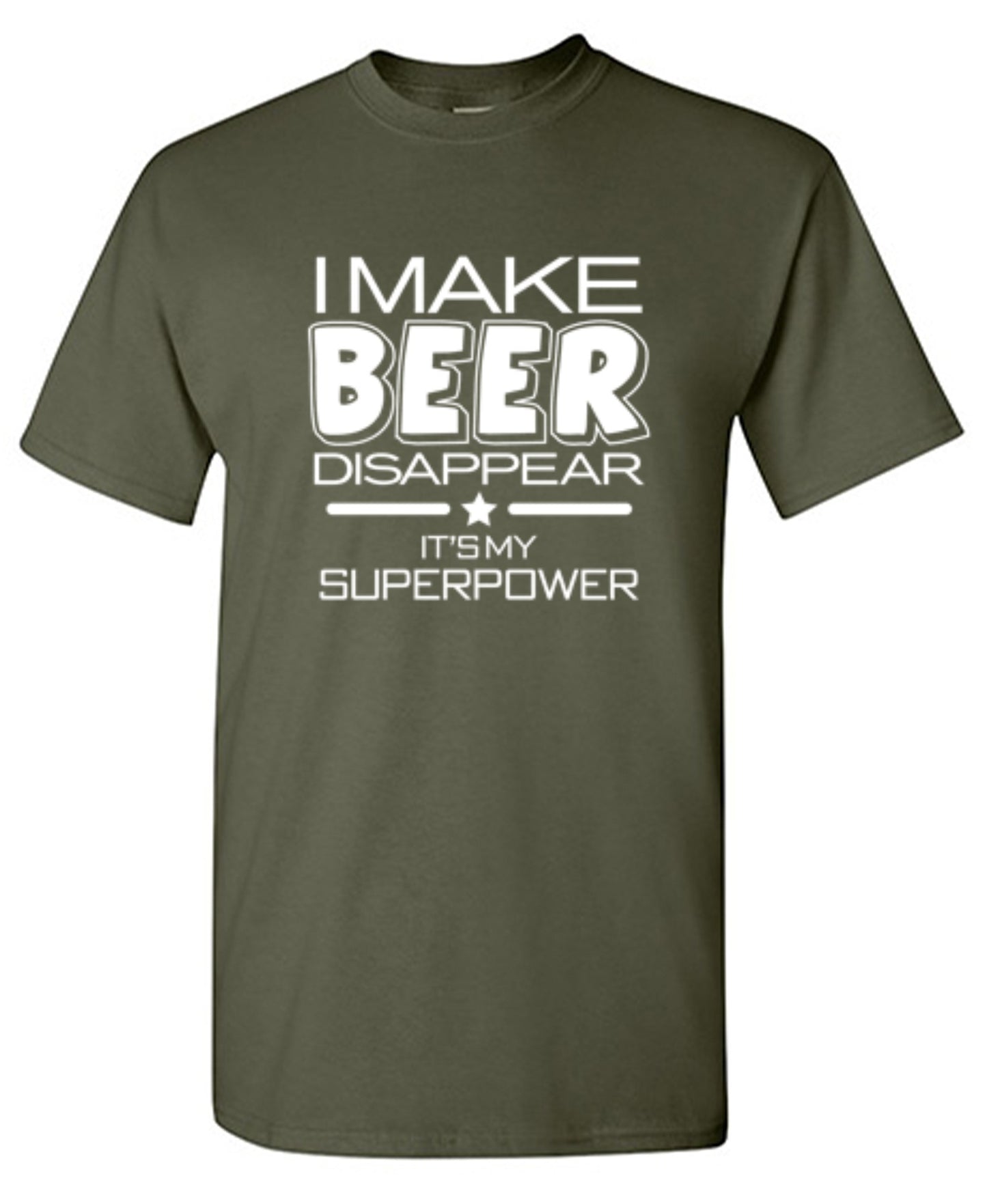 Funny T-Shirts design "I Make Beer Disappear What's Your Super Power T-Shirt - Youth"