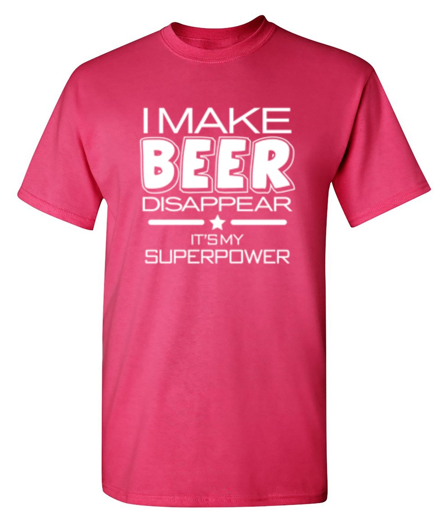 Funny T-Shirts design "I Make Beer Disappear What's Your Super Power T-Shirt - Youth"