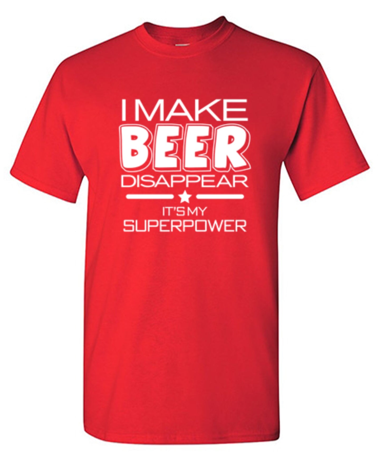 Funny T-Shirts design "I Make Beer Disappear What's Your Super Power T-Shirt - Youth"
